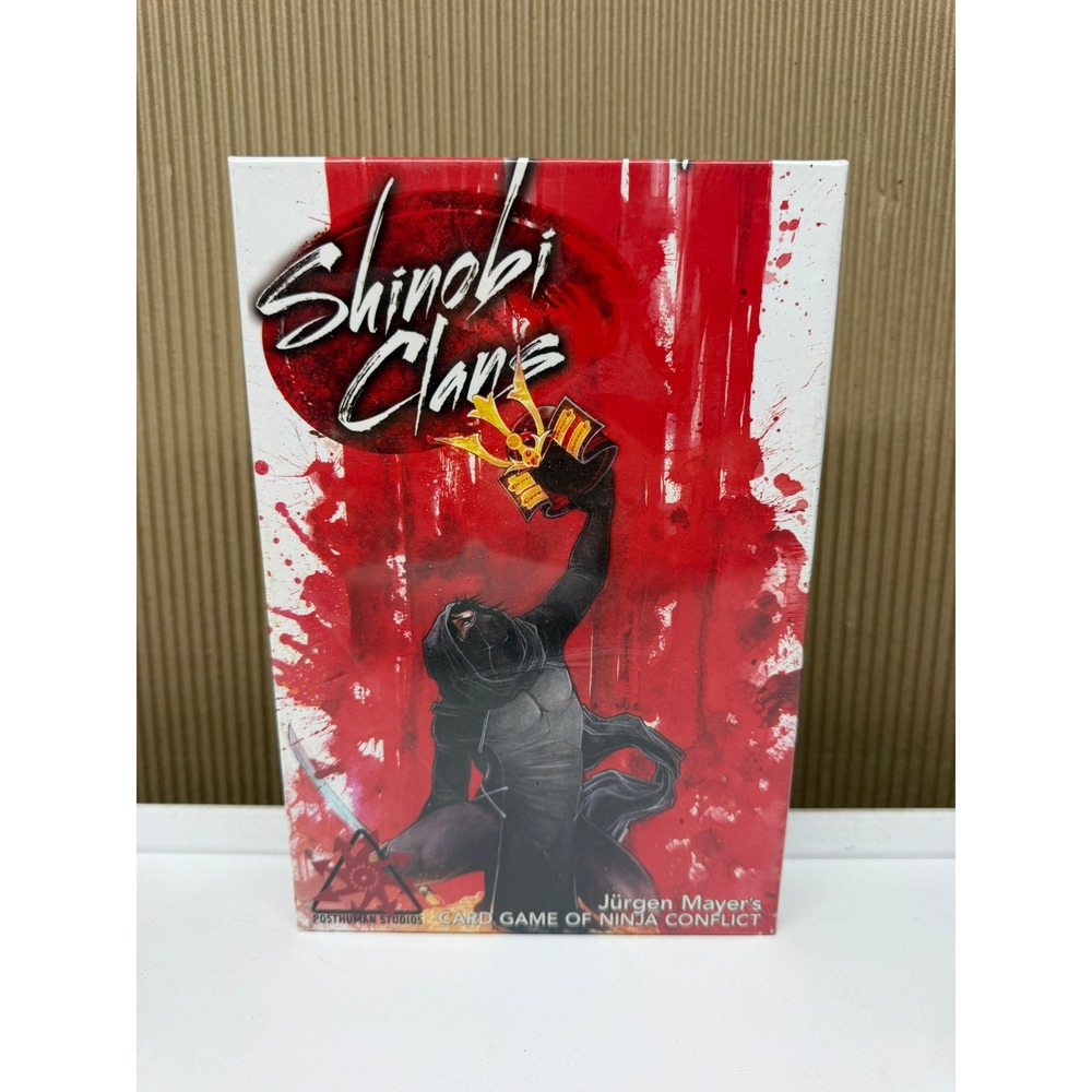 Shinobi Clans Posthuman Studios Ninja Card Game Strategy NEW SEALED OOP